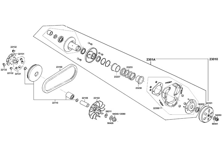 Variator - Variatorrem